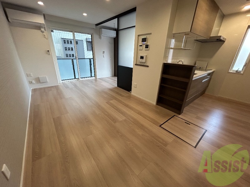 居室・リビング　１２．１帖のリビングです。広々としていますね。