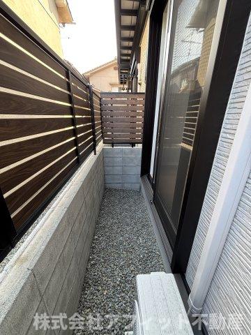 バルコニー　北東向き