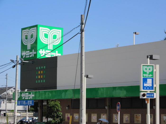 スーパー　サミット（スーパー）まで1200m