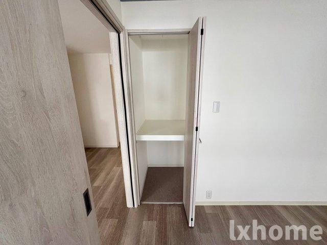 収納　たっぷりとした収納スペースです