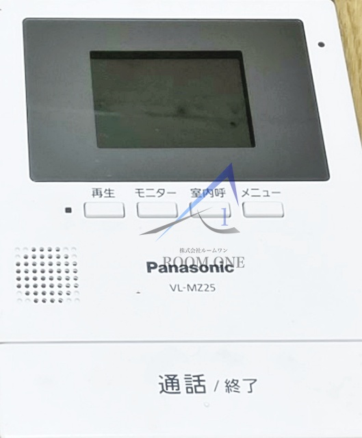 セキュリティ　モニター付きインターホンです。