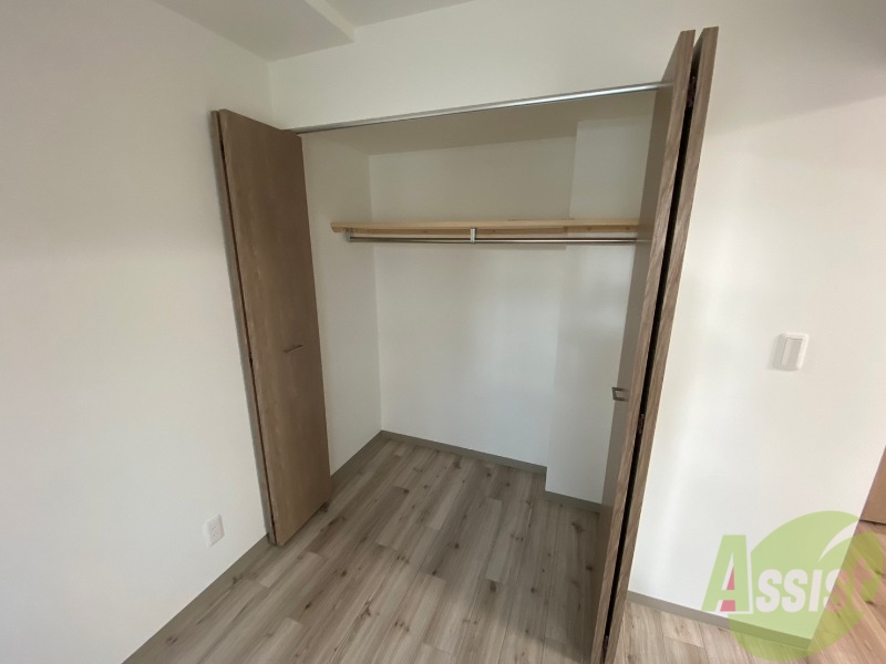 収納　クローゼットがありました。お洋服や荷物はここへ