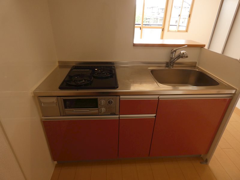 キッチン　※写真は他号室です。