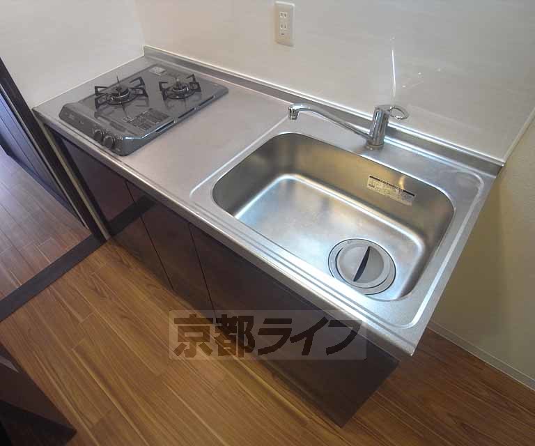 キッチン　二口コンロのキッチンです！