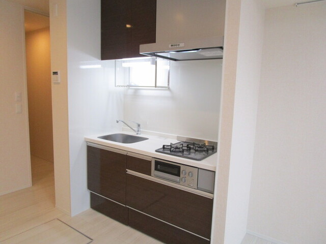 キッチン　２口ガスコンロ付システムキッチン