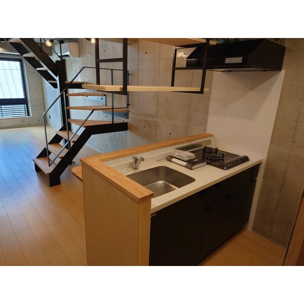 キッチン　建築中