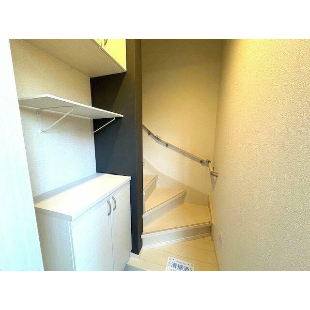 玄関　収納もある玄関です