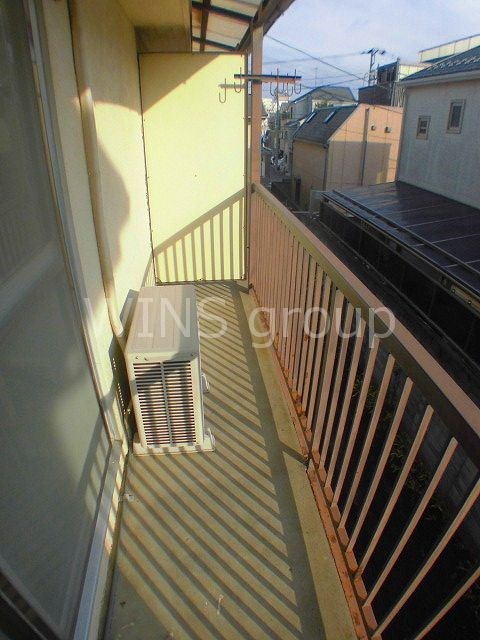 バルコニー　南向きで日当たり良好です