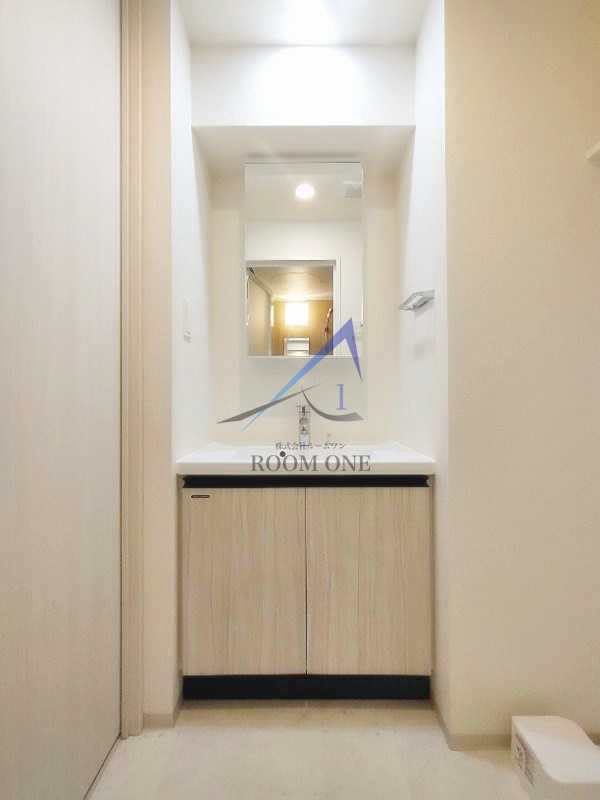 洗面設備　洗面台です。