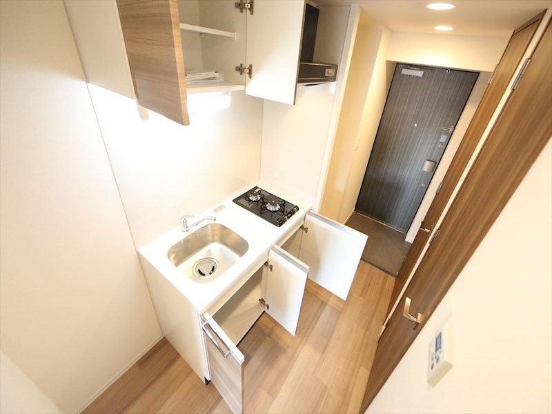 キッチン　システムキッチン（ガス2口コンロ付）