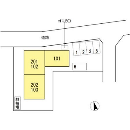 駐車場　敷地内駐車場です。