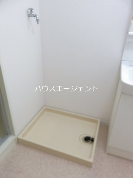 その他　脱衣所には、独立洗面台と室内洗濯機置き場。