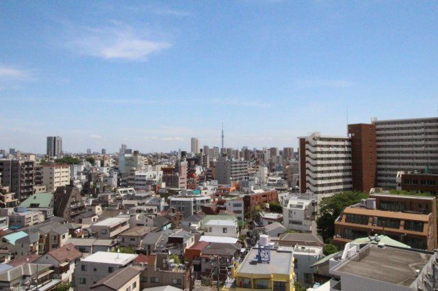 眺望　別タイプ参考写真　駒込レジデンス壱番館　豊島区駒込2