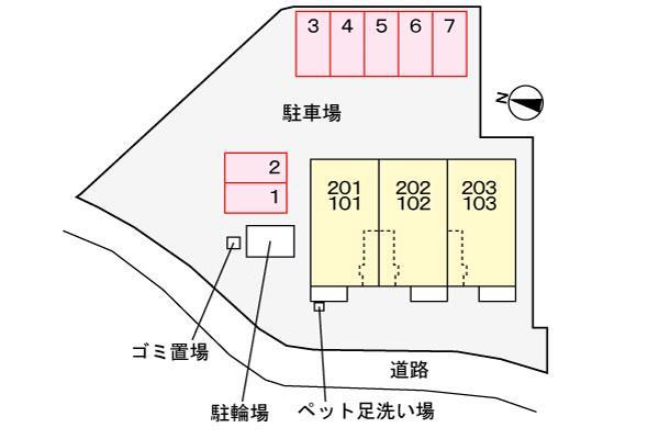 その他共有部分　ペットの足洗い場も完備されています♪
