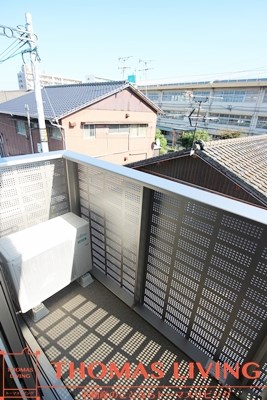 バルコニー　※同じ物件の別部屋です。
