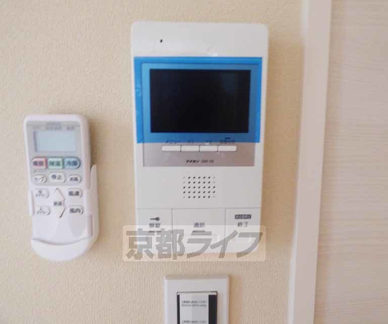 セキュリティ　来客も安心です。