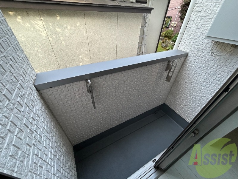 バルコニー　バルコニーを撮影しました。洗濯物も干せます。