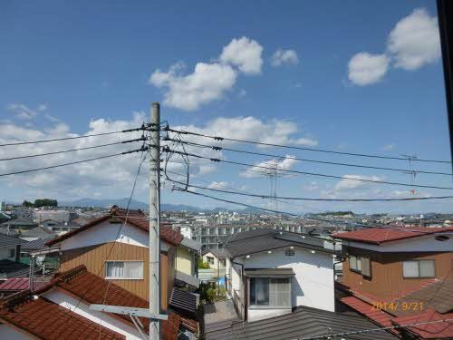 眺望　寝室からの眺め