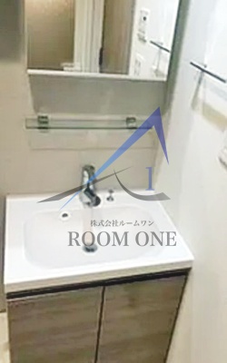 洗面設備　洗面台です。