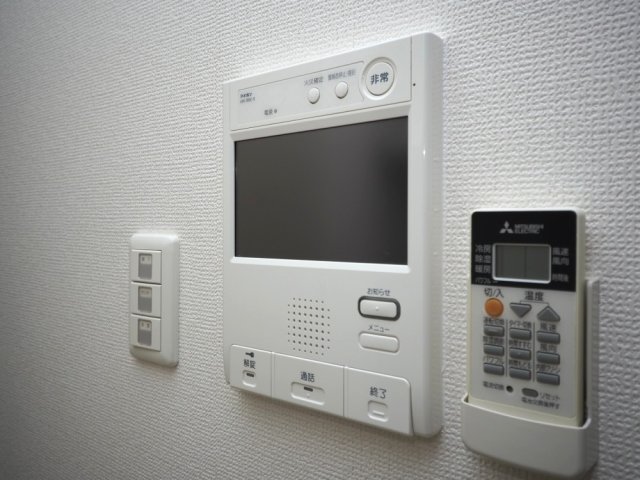 セキュリティ　モニター付きインターホンです
