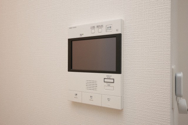 セキュリティ　モニター付きインターホンです
