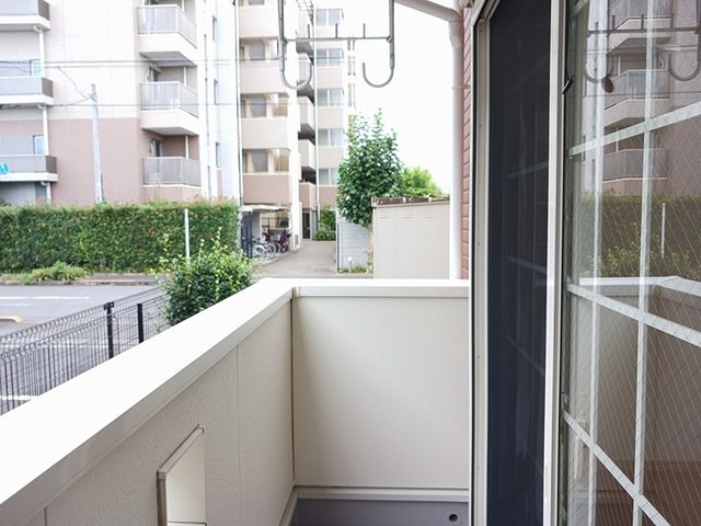 バルコニー　南向きです。