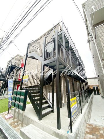 建物外観　駅まで平坦♪設備充実・新築アパート