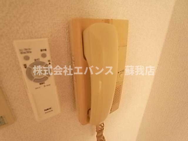 セキュリティ　インターホンです