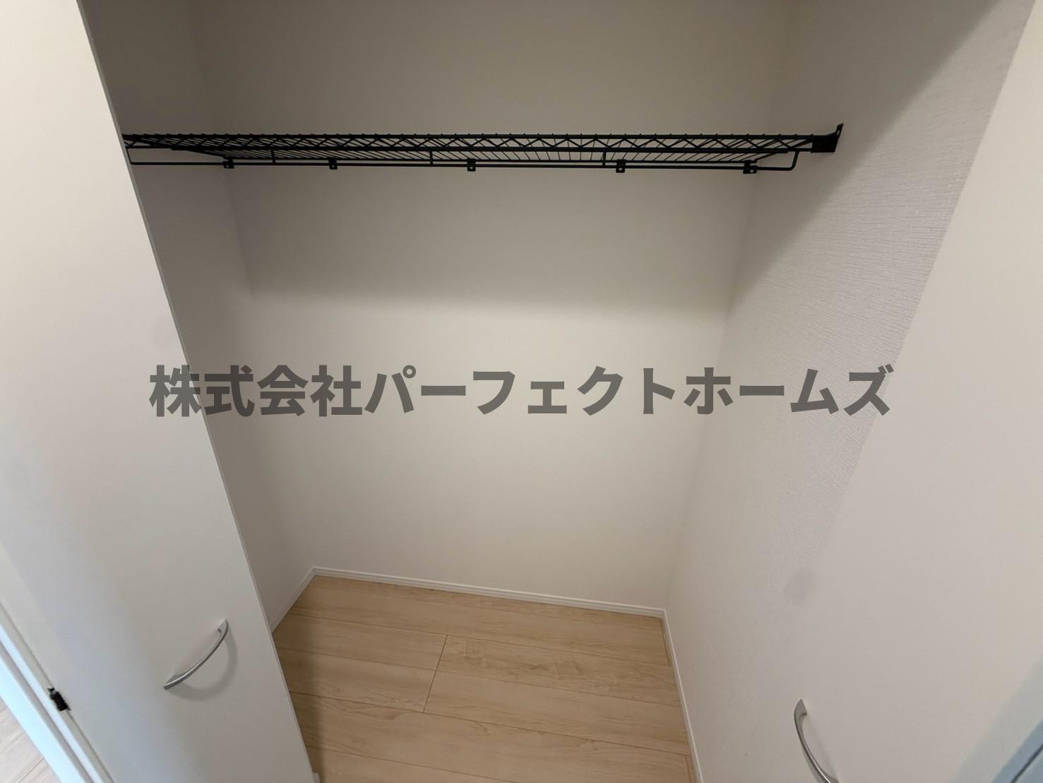 収納　たっぷりとした収納スペースです