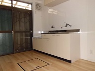 大社町テラスハウスのキッチン写真