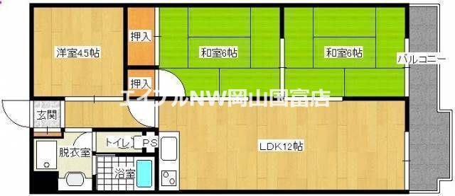メゾンド岡文館の間取り写真