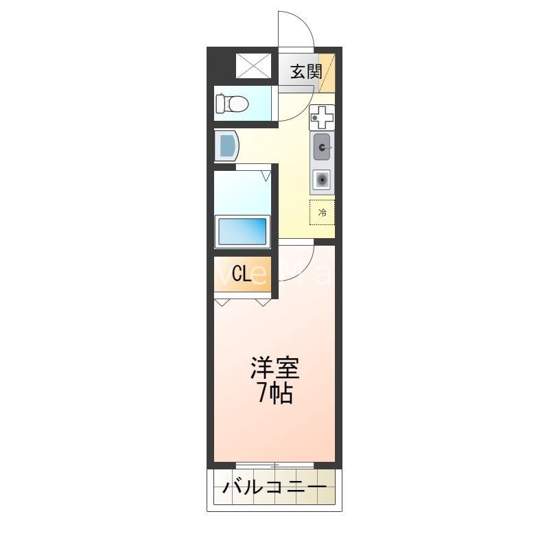 フルール須磨の間取り写真