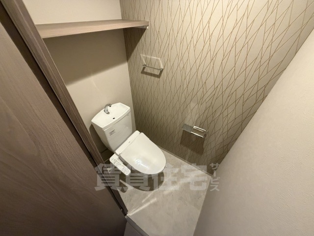 地下鉄長堀鶴見緑地線 西長堀駅 徒歩4分 15階建 築1年のトイレ写真