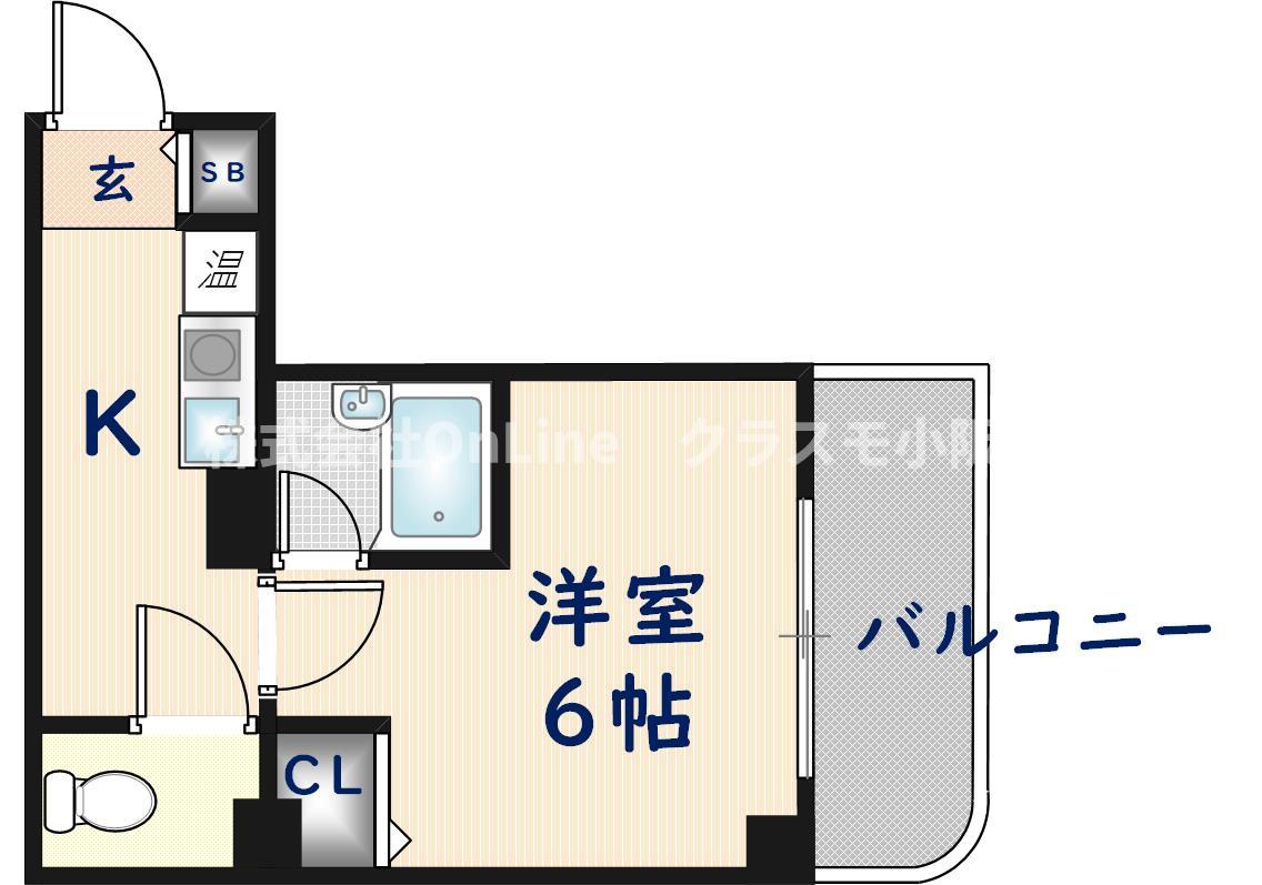 東大阪レヂデンスの間取り写真