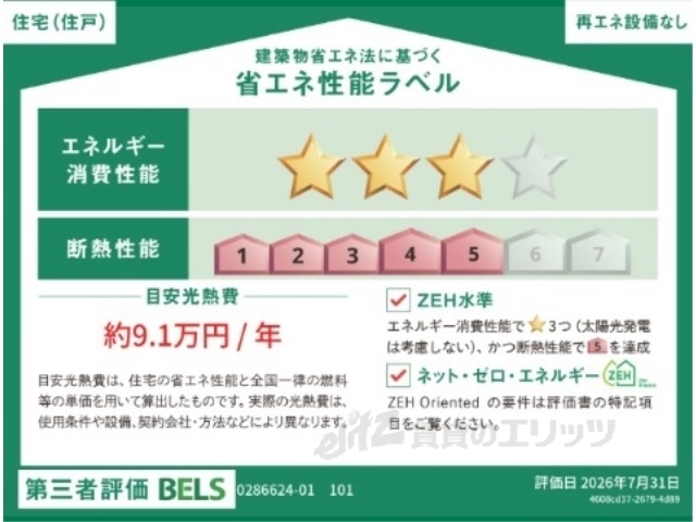 その他　省エネ性能ラベル