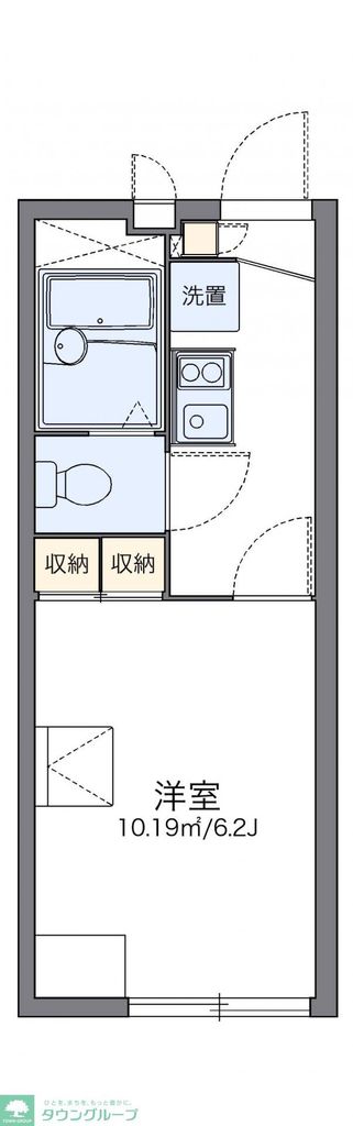 ＪＲ総武線 新検見川駅 徒歩27分 2階建 築21年の間取り写真
