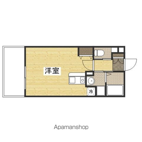 山陽新幹線 岡山駅 徒歩8分 14階建 築19年の間取り写真