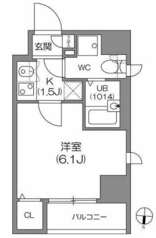 アジールコート中野坂上の間取り写真