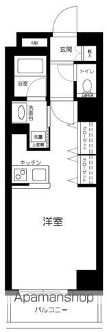都営大江戸線 若松河田駅 徒歩3分 8階建 築10年の間取り写真
