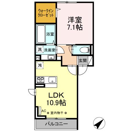 トリア テュラーの間取り写真