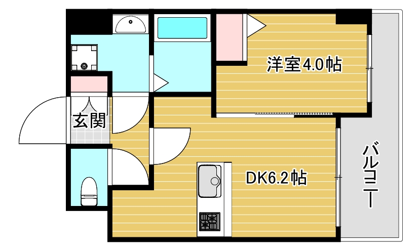 フォーリアライズ大阪ウエストベイの間取り写真