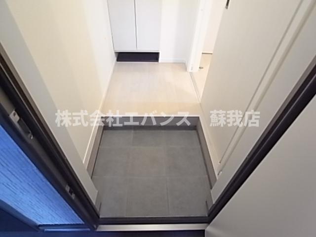 玄関　収納もある玄関です