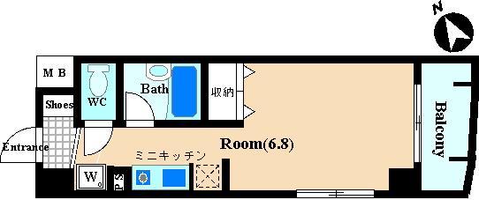 ルミナス大門の間取り写真