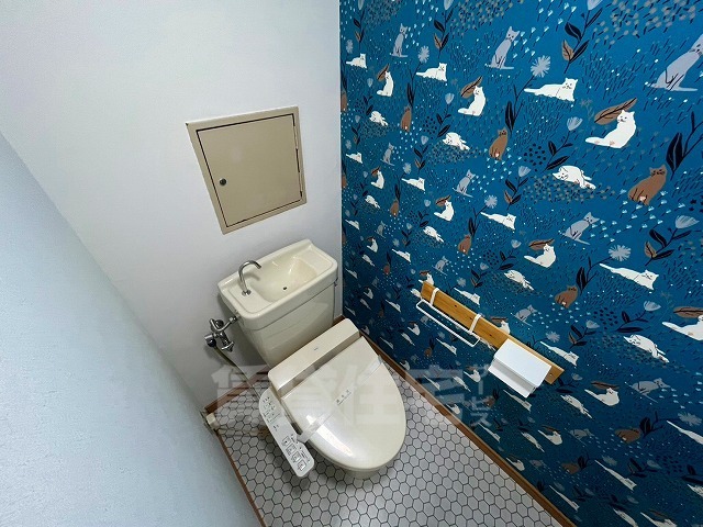ＪＲ大阪環状線 寺田町駅 徒歩7分 7階建 築43年のトイレ写真