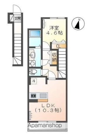 イニシオAの間取り写真