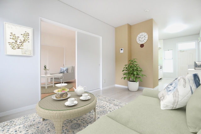 居室・リビング　イメージ画像につき、画像内家具家電は付帯設備ではございません