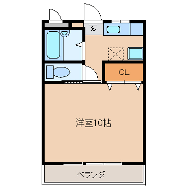 サンハイツ南海の間取り