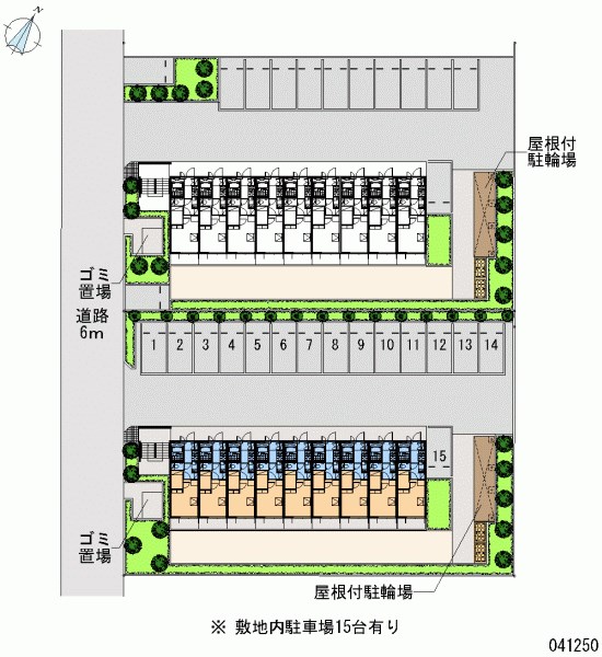 その他共有部分　敷地内全体図です。