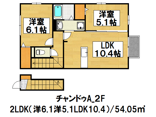 チャンドゥAの間取り