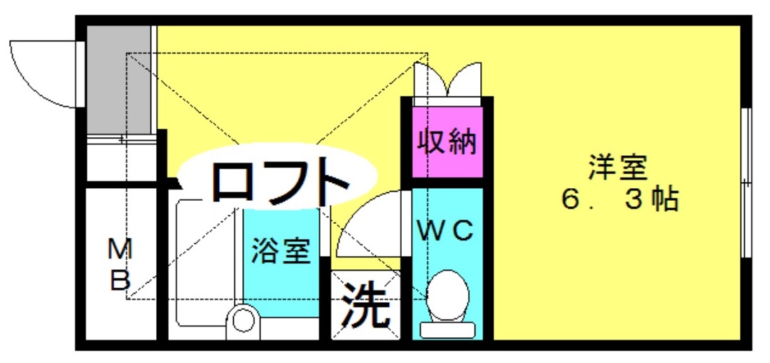 サンプレイス明石の間取り